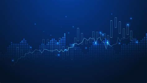 Business Candle Stick Graph Chart Of Stock Market Investment Trading On