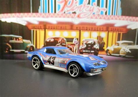Chevrolet Corvette C3 Stingray COPO Modellauto Hot Wheels 1 64 In Blau Von Mitglied Fred