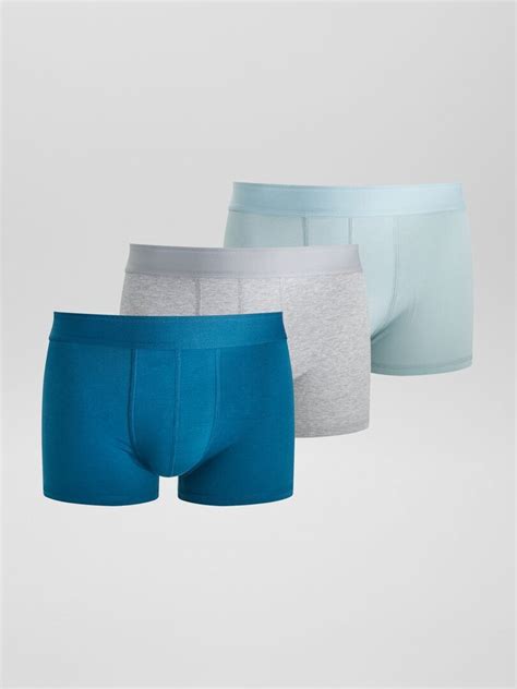 Pack De Boxers Lisos Azul Kiabi