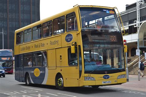 Reading Buses 835 Yn07lfa Seen In Reading 23rd August 2014 Flickr