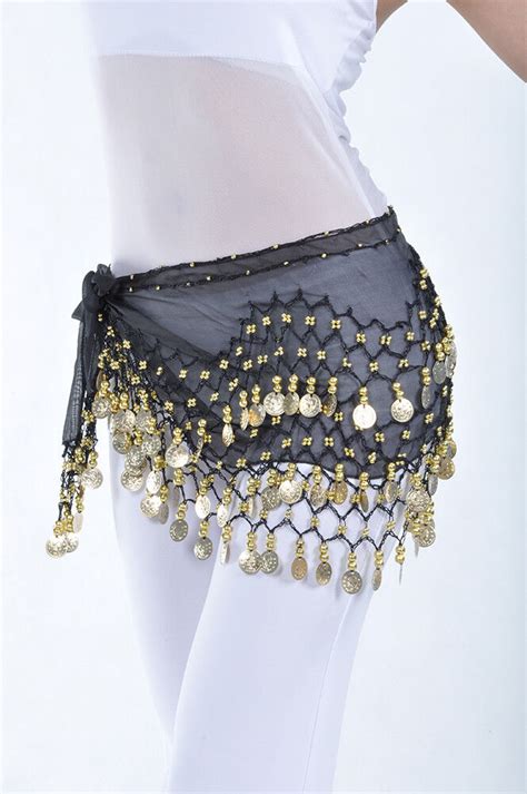 Hip Scarves For Belly Dancing Waist Costume Belt Chiffon Dangling Belly Dance Ebay