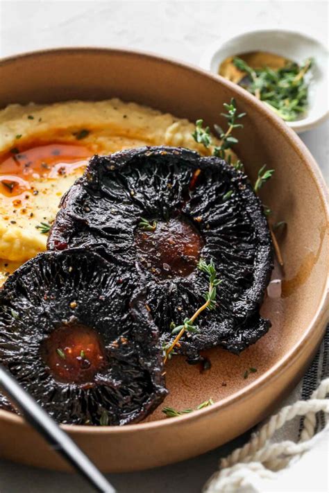 Balsamic Portobello Steaks With Butter Bean Mash Dishing Out Health