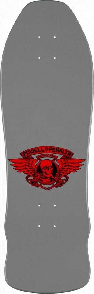 Powell Peralta GEE GAH SKULL AND SWORD Skateboard Deck SILVER EBay