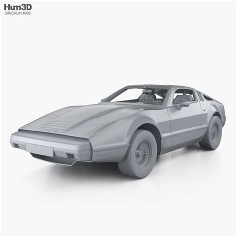 Bricklin SV 1 with HQ interior 1977 3D model - Download Hatchback on 3DModels.org