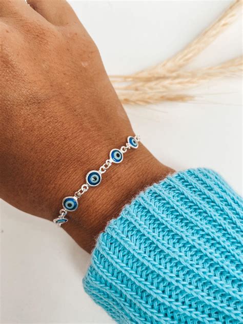 Pulseira Olho Grego Azul Ohana Joias