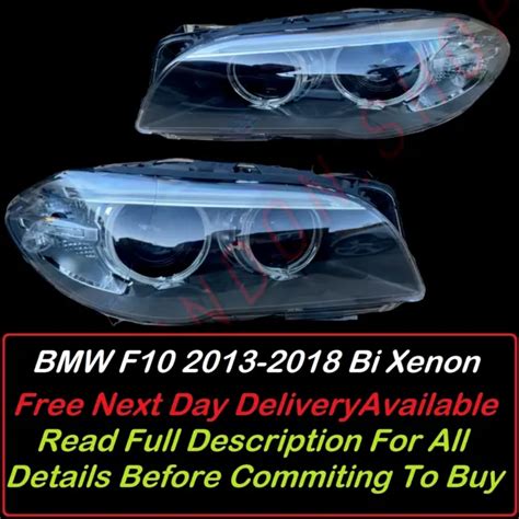 2014 BMW 5 Series F10 F11 OEM Headlight Headlamp LCI Bi Xenon Right