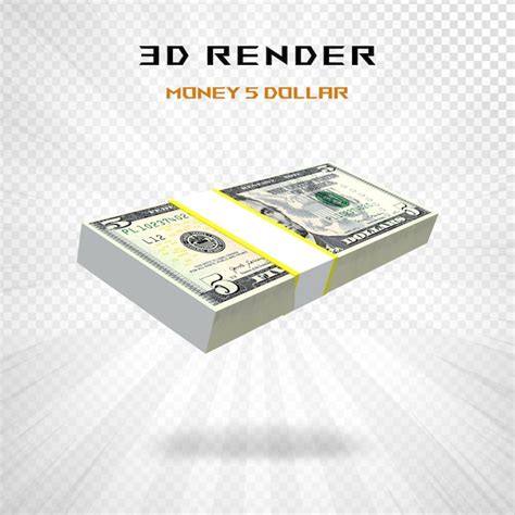 Premium Psd Usa Dollar Currency D Rendering