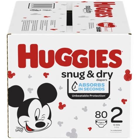 Huggies® Snug And Dry Diapers Size 2 80 Ct Fred Meyer