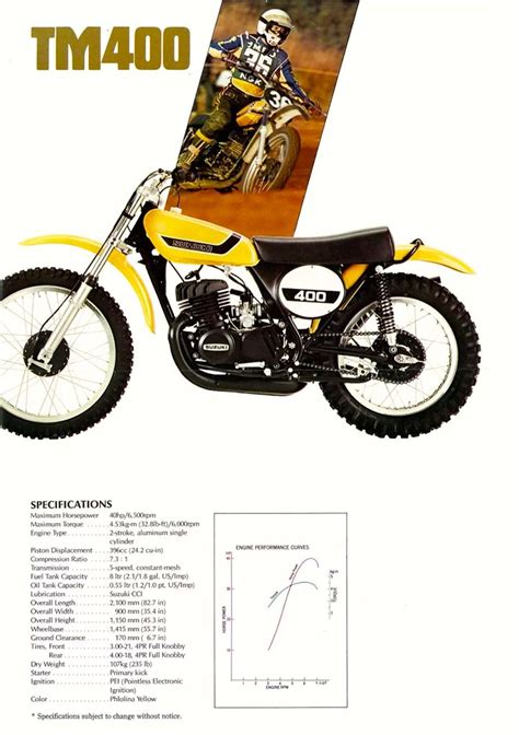 1973 Suzuki Tm125 Tm250 And Tm400 Brochure 4 Tony Blazier Flickr