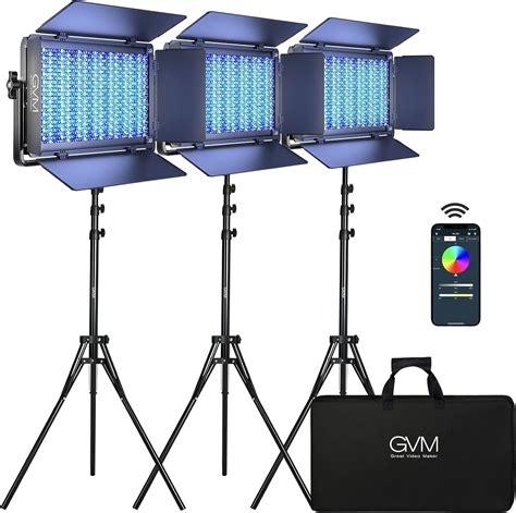 Amazon GVM 1500D RGB LED Video Light 75W Video Lighting Kit With