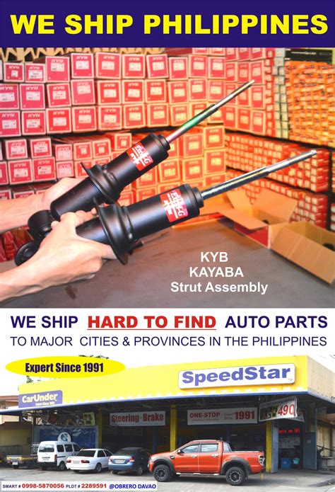 KYB KAYABA Strut Assembly 🏎️ Mag-ship po kami ng mga HARD TO FIND AUTO ...
