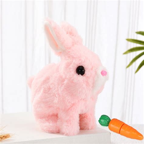 Yejue Bunny Toys Educational Interactive Toys Bunnies Can Walk and Talk Easter Plush Stuffed ...