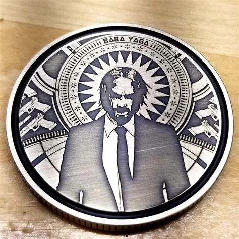 John Wick Coin .svg .ai - Etsy