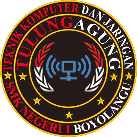 Logo Teknik Komputer Dan Jaringan Tkj Smkn 1 Boyolangu