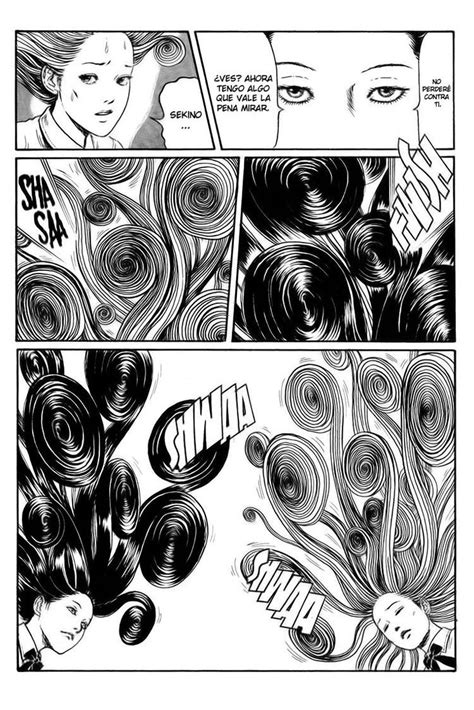 Uzumaki by Junji Ito traducido al español J horror Textura arte