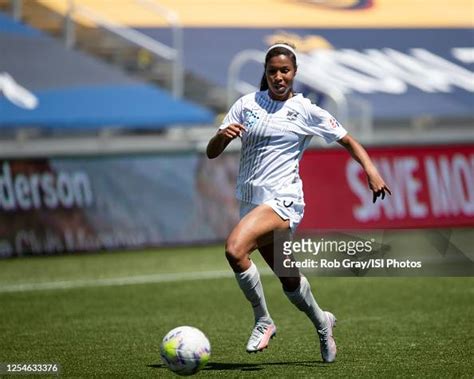 Midge Purce Of Sky Blue Fc Plays The Ball During A Game Between Sky