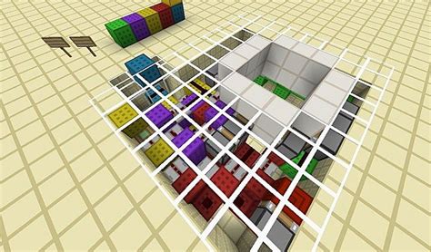 3x3 Spiral Trapdoor Minecraft Map