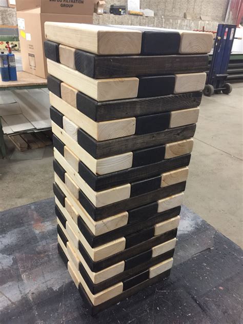 Giant Jenga Style Yard Game Set Yard Game