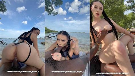 Auhneesh Nicole Beach Sex Tape Video Leaked Horny Leak