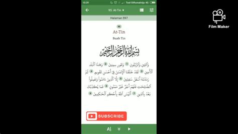 Belajar Quran Nada Nahawan QS At Tin YouTube