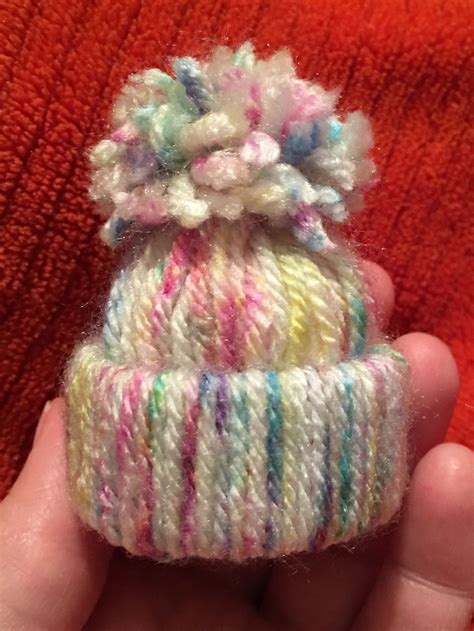 DIY Hat Ornament How To Make Ornaments Christmas Yarn Xmas Crafts