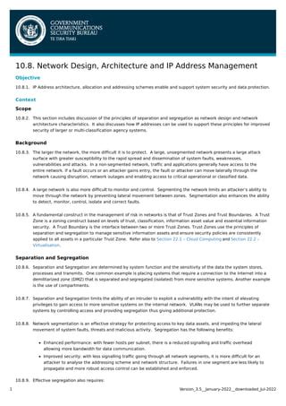 Nzism Infrastructure Network Design Architecture And Ip Address