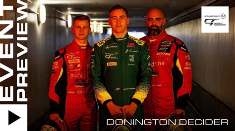 Preview Donington Decider Intelligent Money British Gt Championship