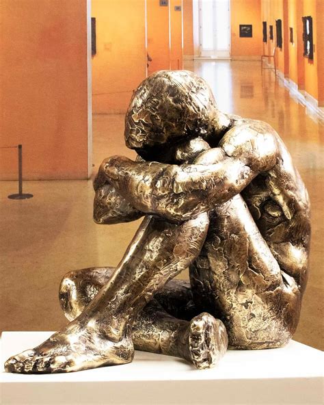 Martín Duque Big Act of Naked Man Bronze Martín Duque Impressionist Bronze layer Sculpture