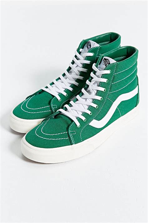 Vans Sk Hi Reissue Canvas Sneaker In Green For Men Lyst