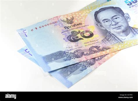 Closed Up Thai Banknote 50 Baht Stock Photo Alamy