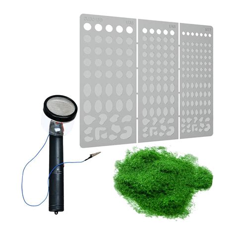 Planteur D Herbe Flocage Statique Avec Plaque En Acier Inoxydable