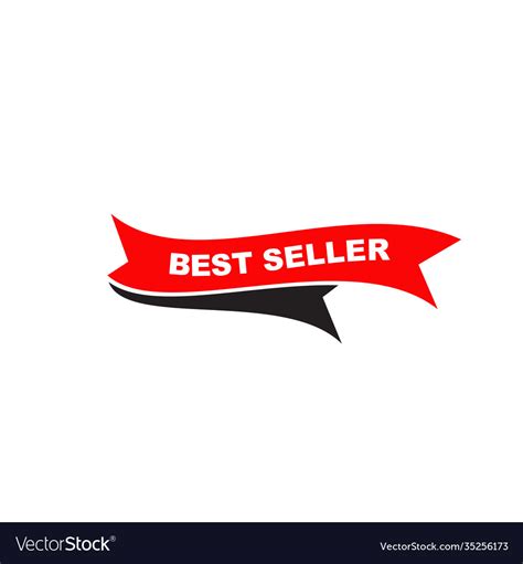 Best Seller Label Icon Design Template Royalty Free Vector