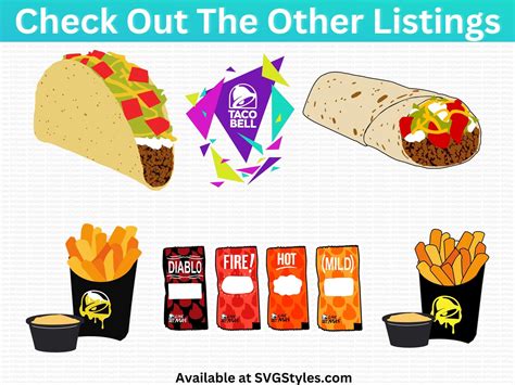 Taco Bell Svg Png Vintage Sublimation Design 90s Design Style Tshirt