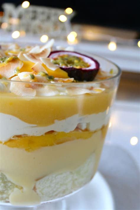 Lemon Mango And Passionfruit Trifle Bakerholics Anonymous Trifle