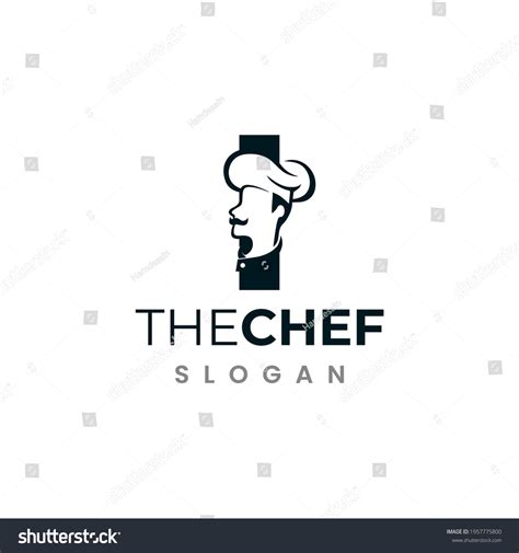 Letter Chef Logo Initial Restaurant Cook Stock Vector Royalty Free