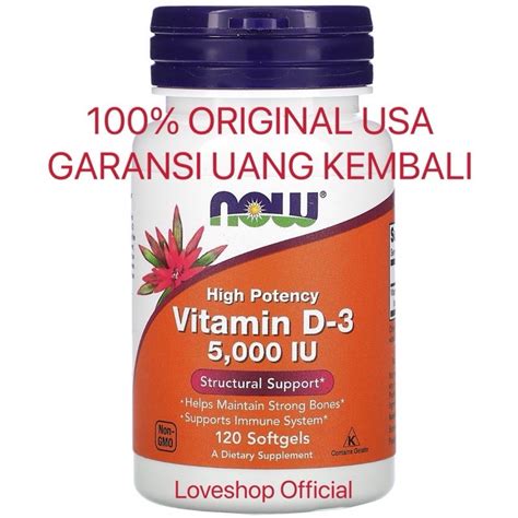 Jual Now Vitamin D K Iu Mcg Original Usa Vit D Asli Quatro