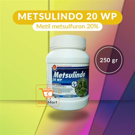 Metsulindo 20 WP 250 Gram Herbisida Untuk Gulma Berdaun Lebar Pakis