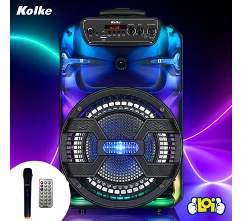 Parlante a Batería KOLKE Boom de 8 100W RMS Panel Frontal LED