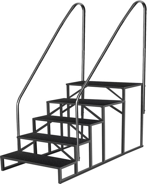 Amazon Aysiofdy RV Stairs 5 Step Ladder RV Steps Anti Slip Hot