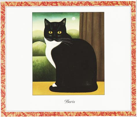 Naive Art Primitive Cats Print Set Of 2 For Nursery Decor By Etsy