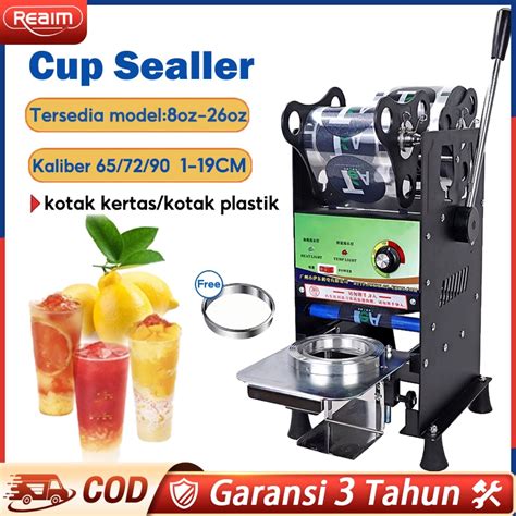 Jual Original Mesin Press Cup 8oz 26oz Sealer Semua Ukuran Cup Mesin