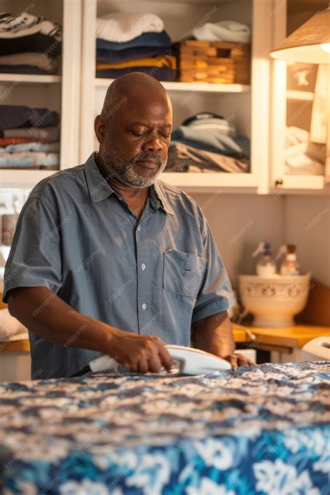 Homem fotorrealista a fazer tarefas domésticas | imagem gerada com IA