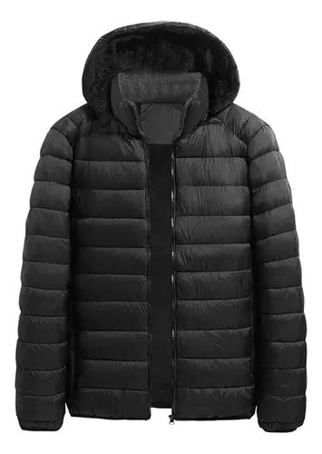 Jaqueta Puffer Bobojaco Masculina Corta Vento C Bolso Capuz Frete Gr Tis