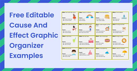 Free Editable Cause And Effect Graphic Organizer Examples Edrawmax Online 169141 Hot Sex Picture