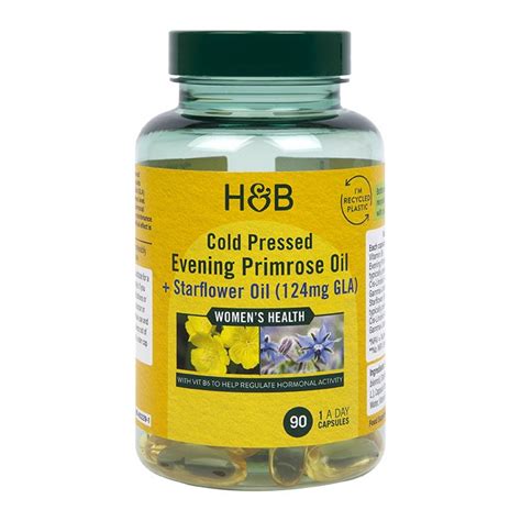 H B Evening Primrose Oil Starflower Oil Capsules Holland Barrett