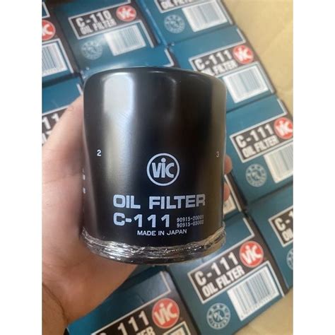 Genuine Vic Oil Filter C 111 Toyota Revo Fortuner Innova Rav4 Hiace