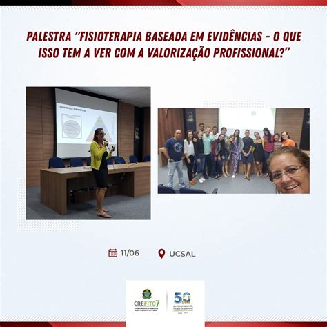 Conselheira Do Crefito Ministra Palestra Sobre Fisioterapia Baseada