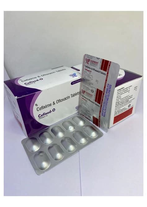 Cefixed O Cefixime And Ofloxacin Tablet At Rs Box Cefixime