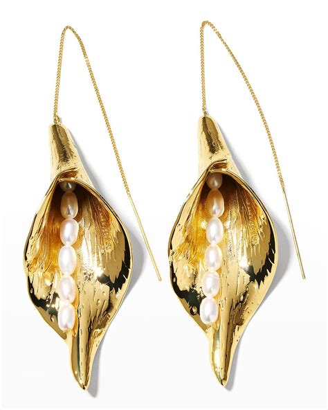 Cult Gaia Calla Earrings Cult Gaia Earrings Freshwater Cultured Pearls