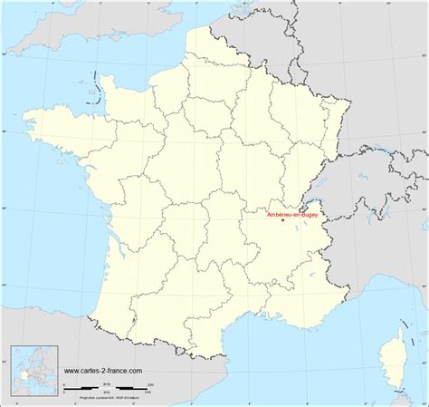 Carte De Amb Rieu En Bugey Situation G Ographique Et Population De